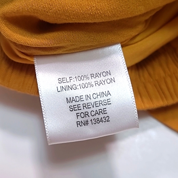 ModCloth Mustard Yellow Flared Shorts with Elastic Waist & Rope Belt Size Small - Picture 9 of 11